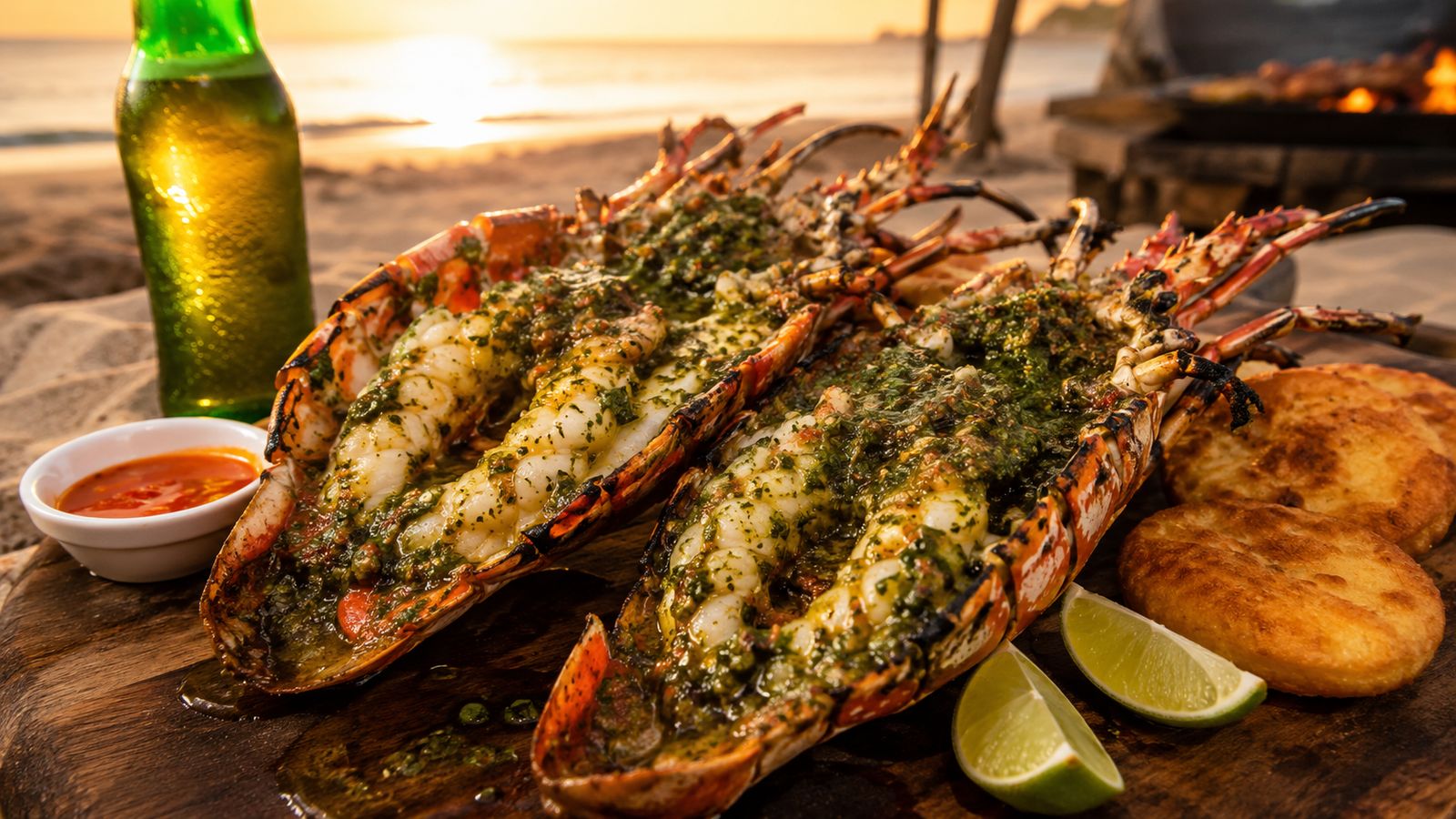 Anguillan Crayfish in Hot Sauce