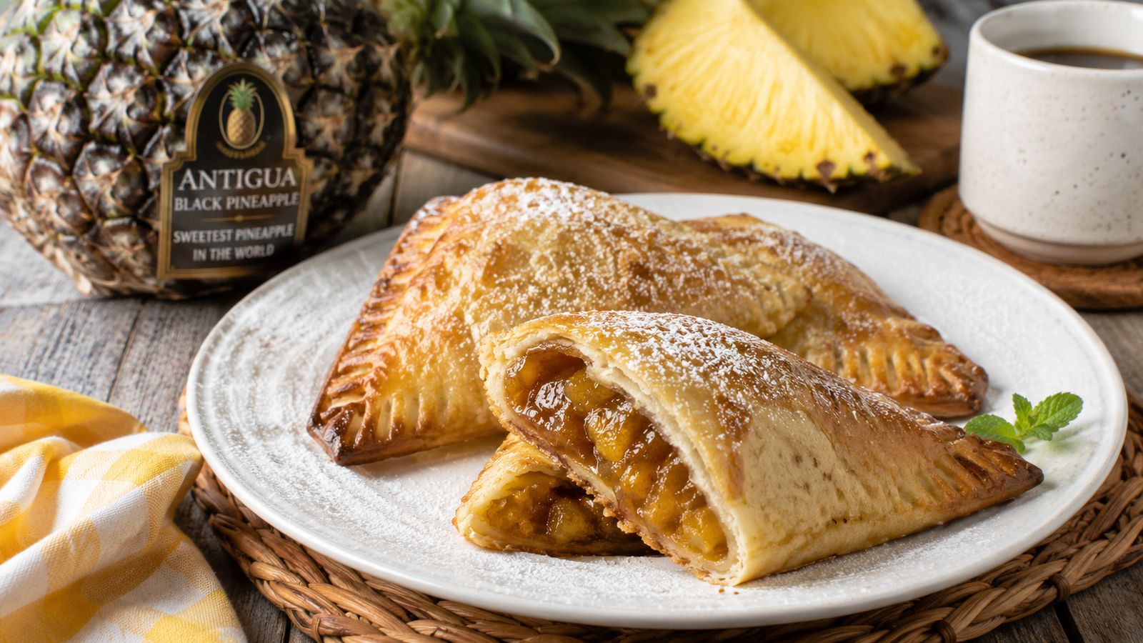 Antigua Black Pineapple Tart