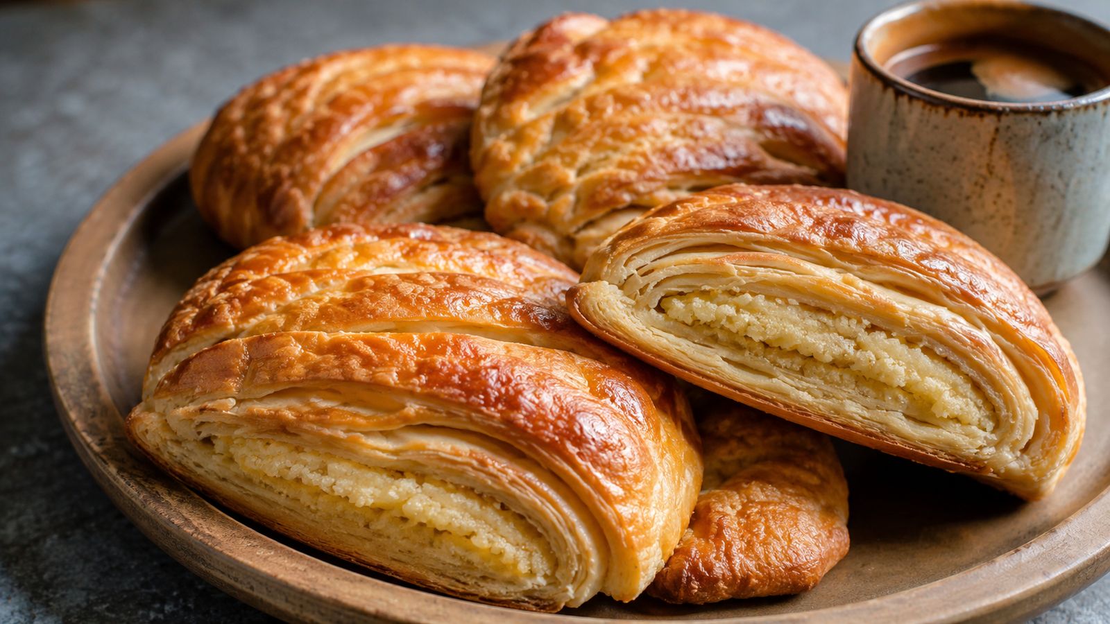 Gata / Nazook (Գաթա) — brioche feuilletée au khoriz