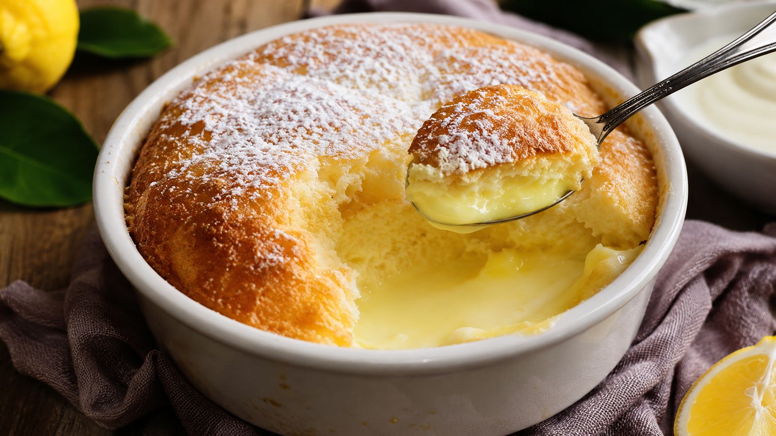 Lemon delicious pudding