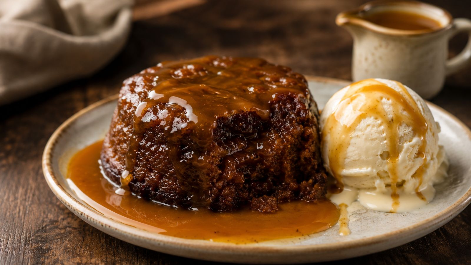 Sticky date pudding