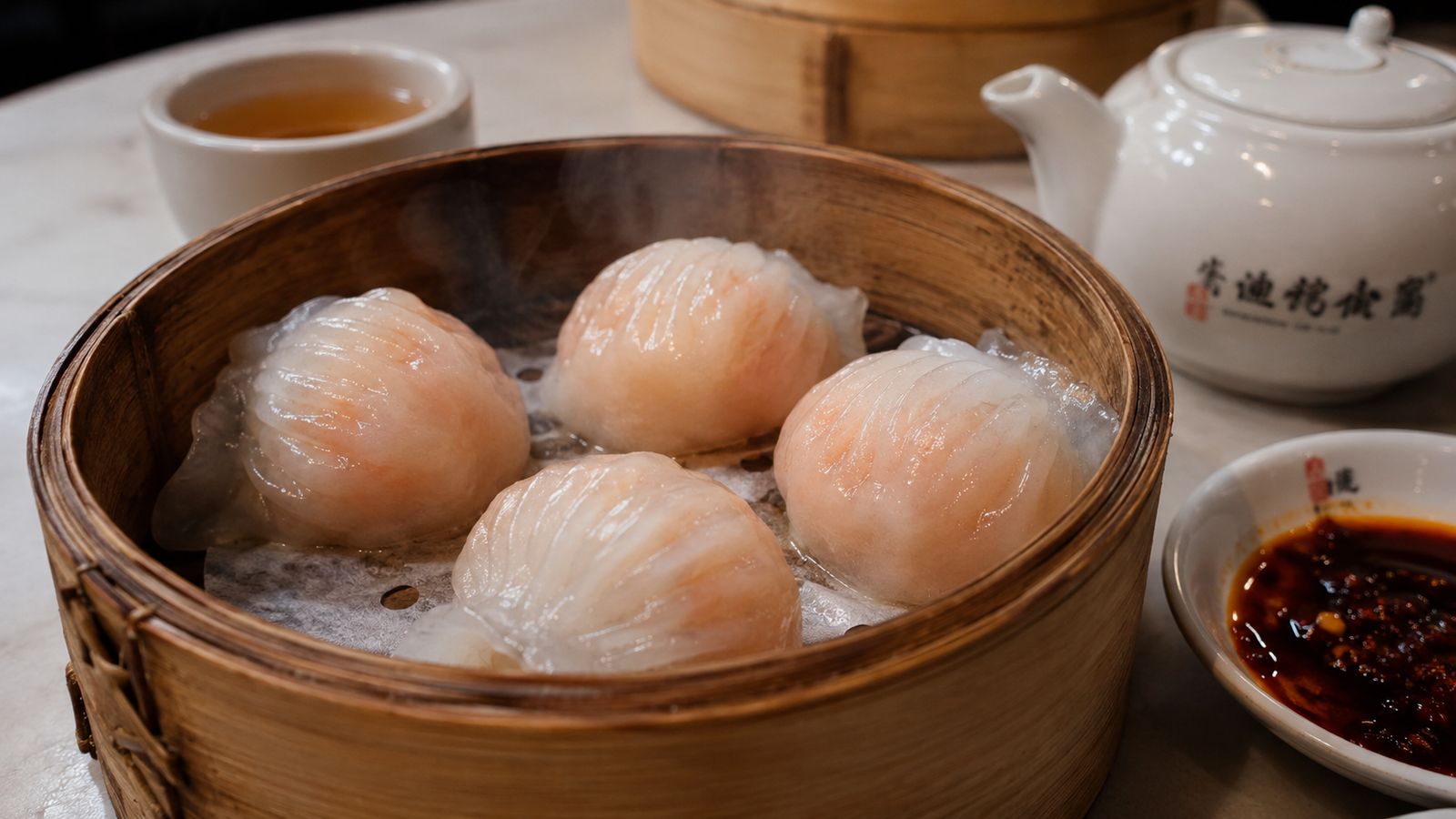Har gow (raviolis de crevette du yum cha)