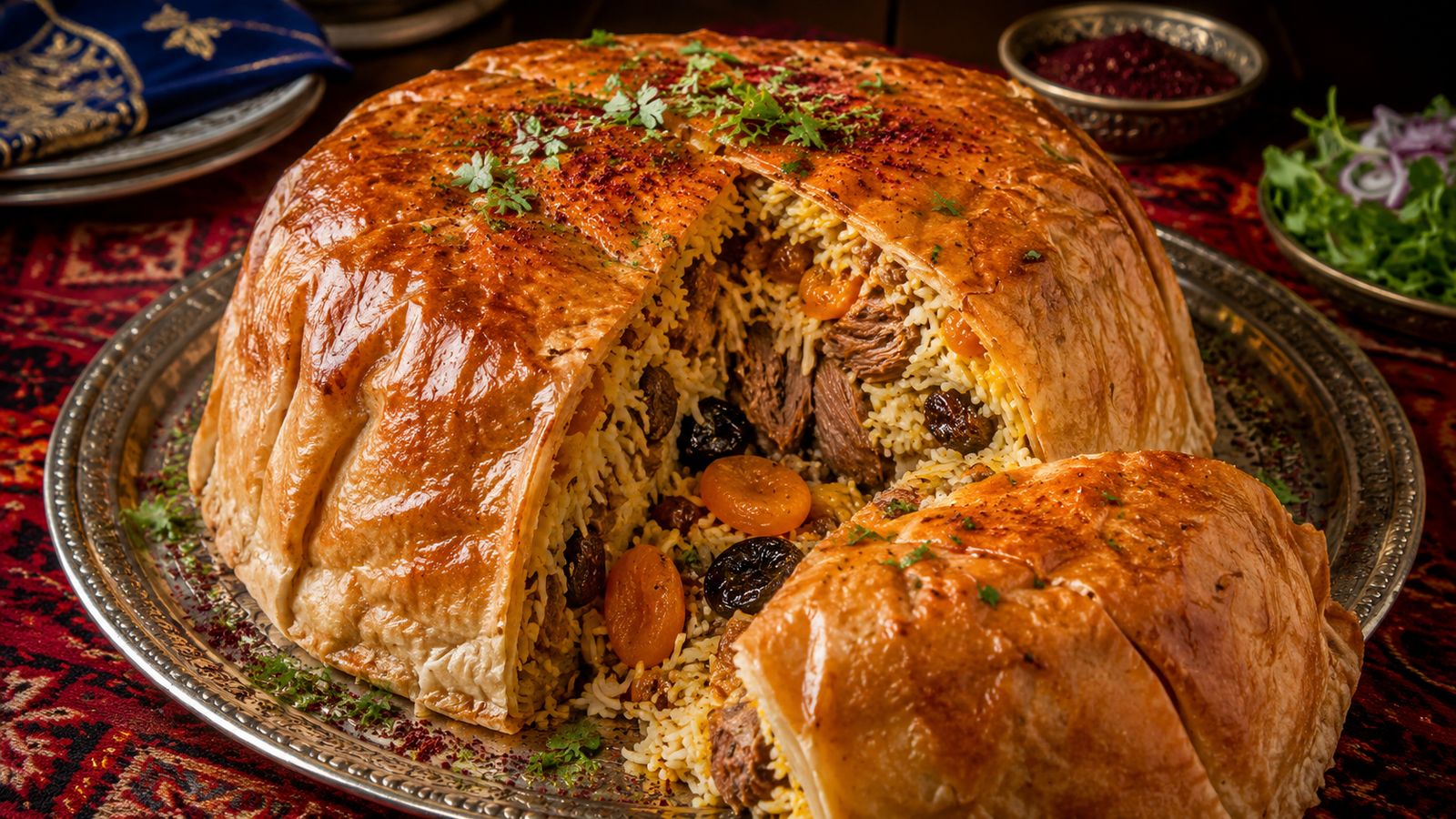 Şah Plov (couronne royale de pilaf)