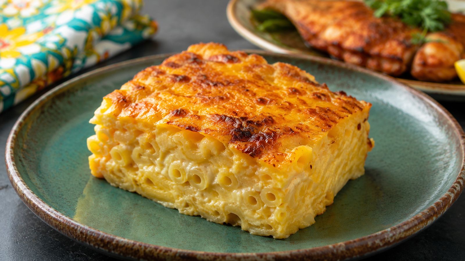 Bahamian Baked Macaroni and Cheese
