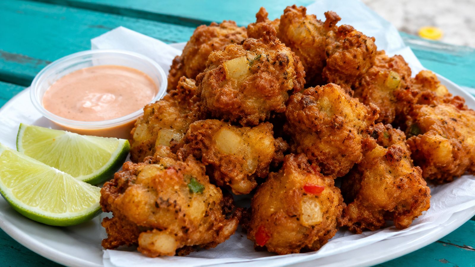 Bahamian Conch Fritters (beignets de lambi)