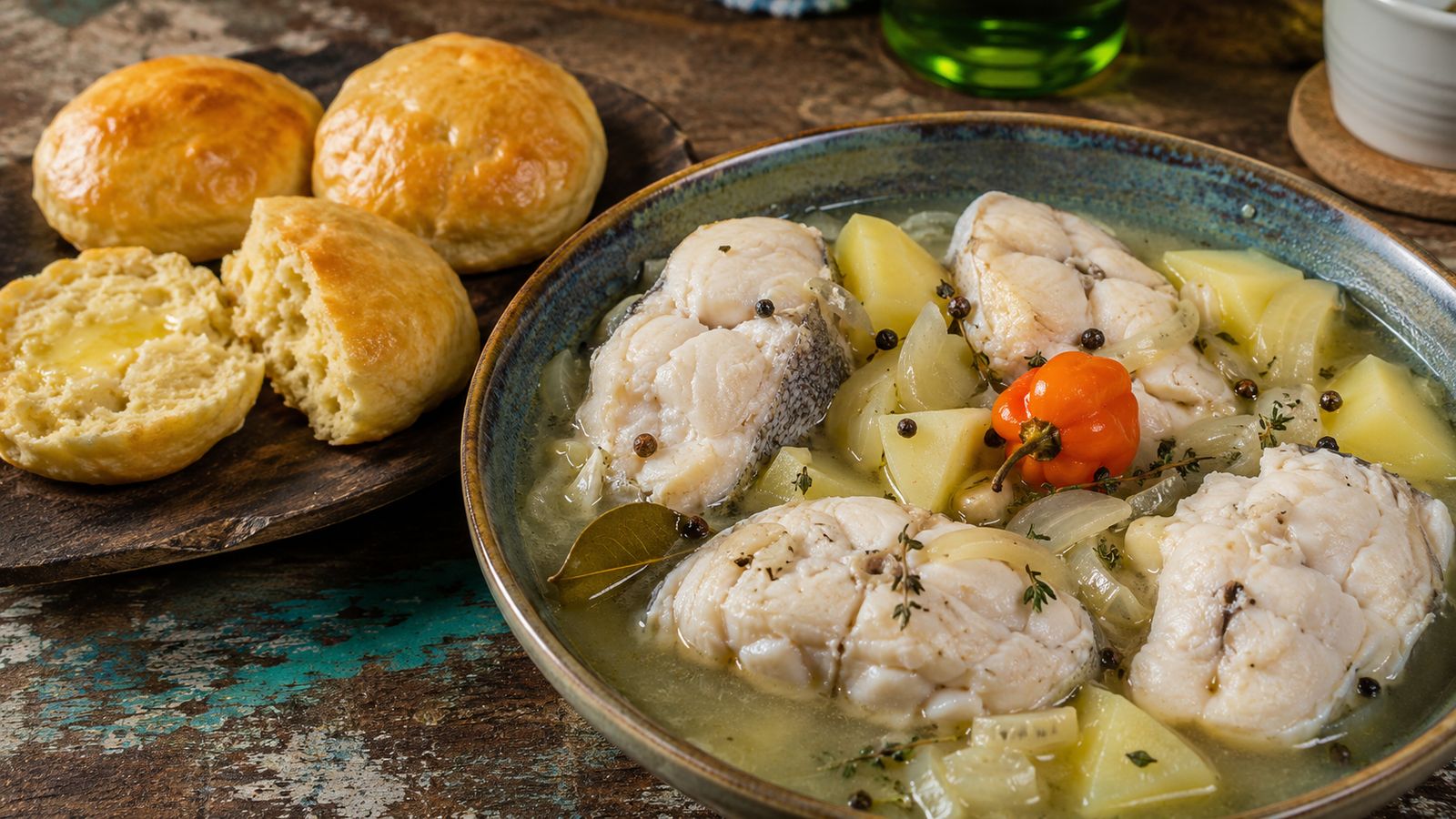 Boil Fish & Johnnycake