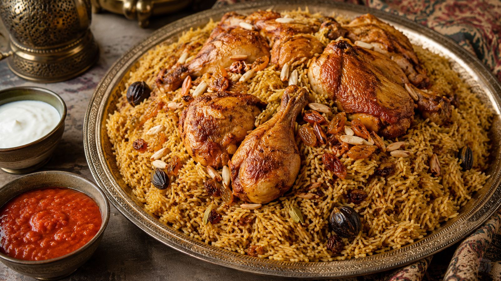 Machboos (مجبوس — riz épicé bahreïni)