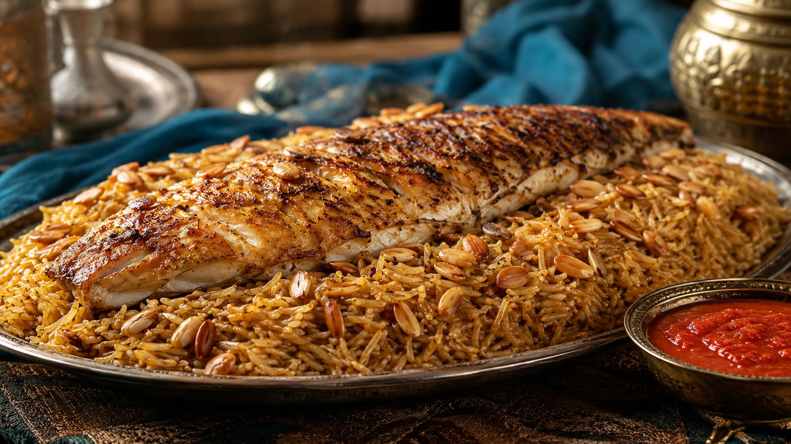 Muhammar (محمر — riz sucré aux dattes bahreïni — version détaillée)