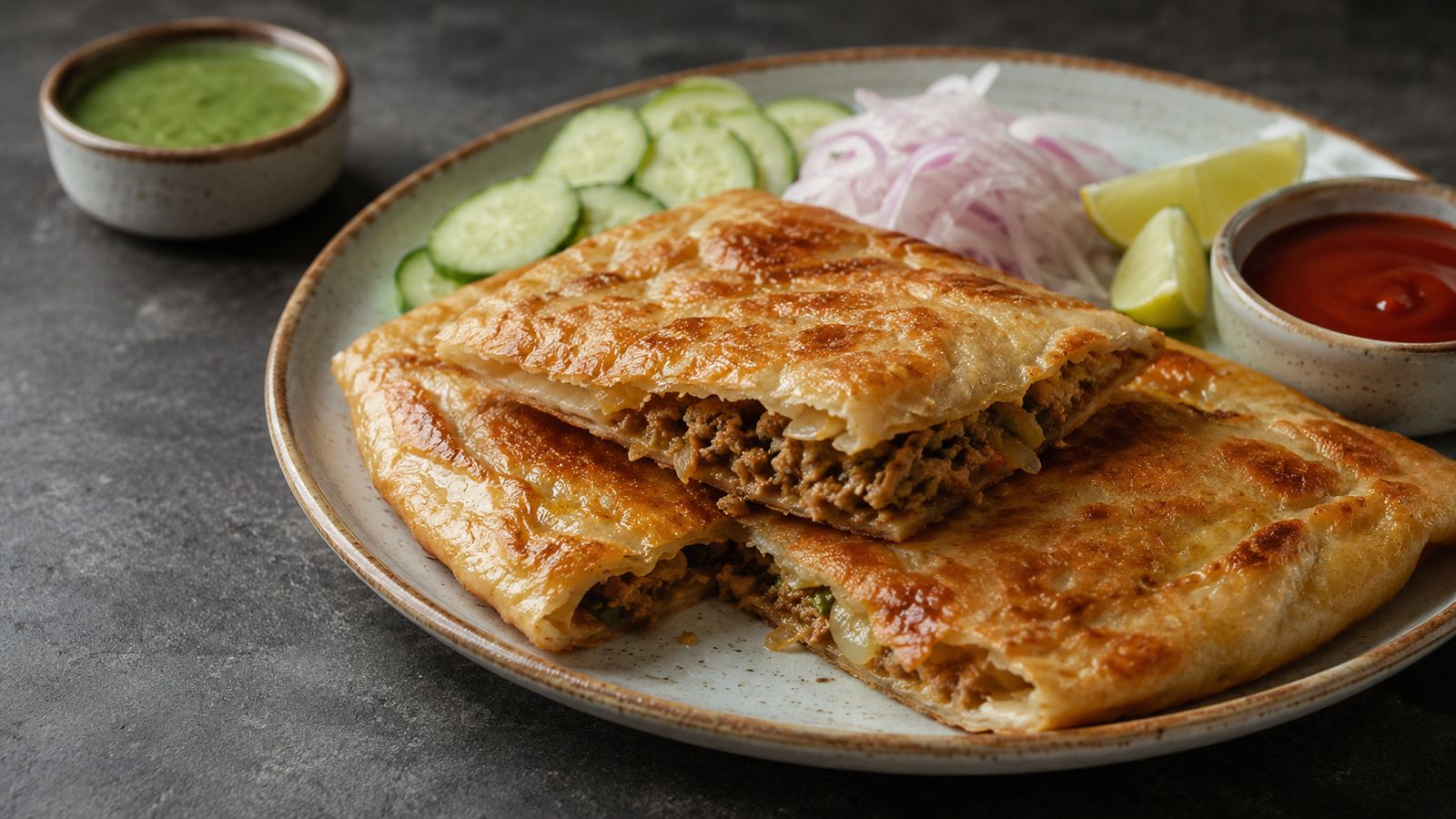 Mughlai Paratha (মোগলাই পরোটা)