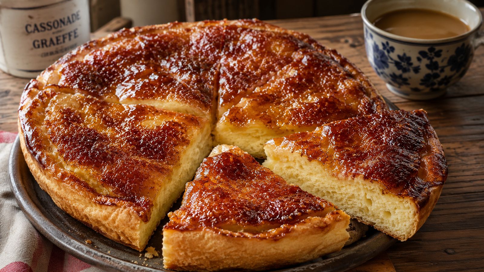 Tarte au sucre wallonne