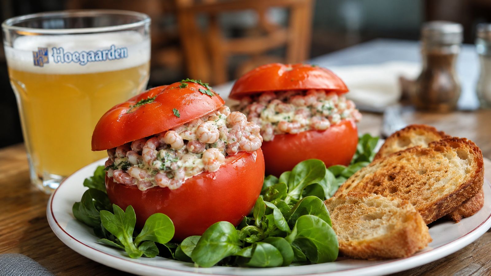 Tomates aux crevettes grises (Garnaaltomaten)