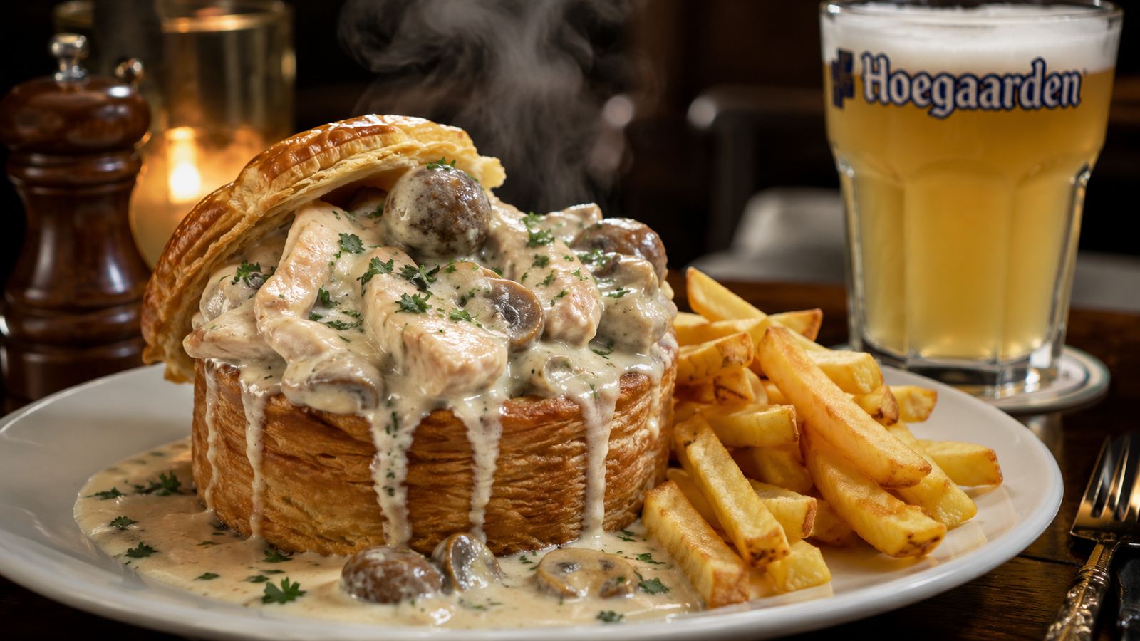 Vol-au-vent à la Reine (Bouchée à la Reine)