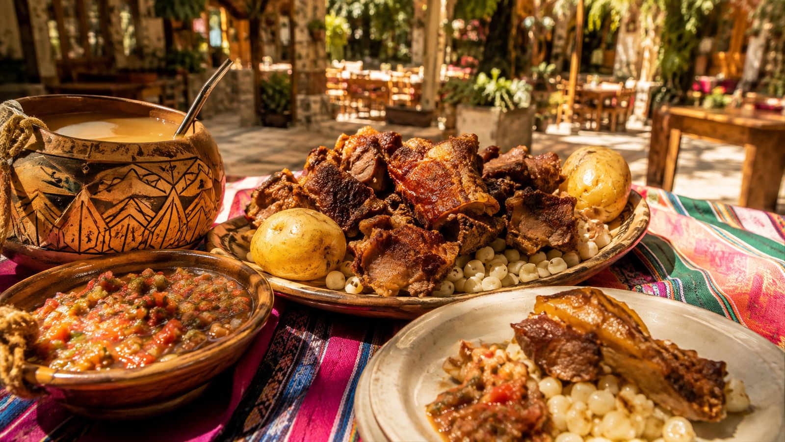 Chicharrón de cerdo cochabambino