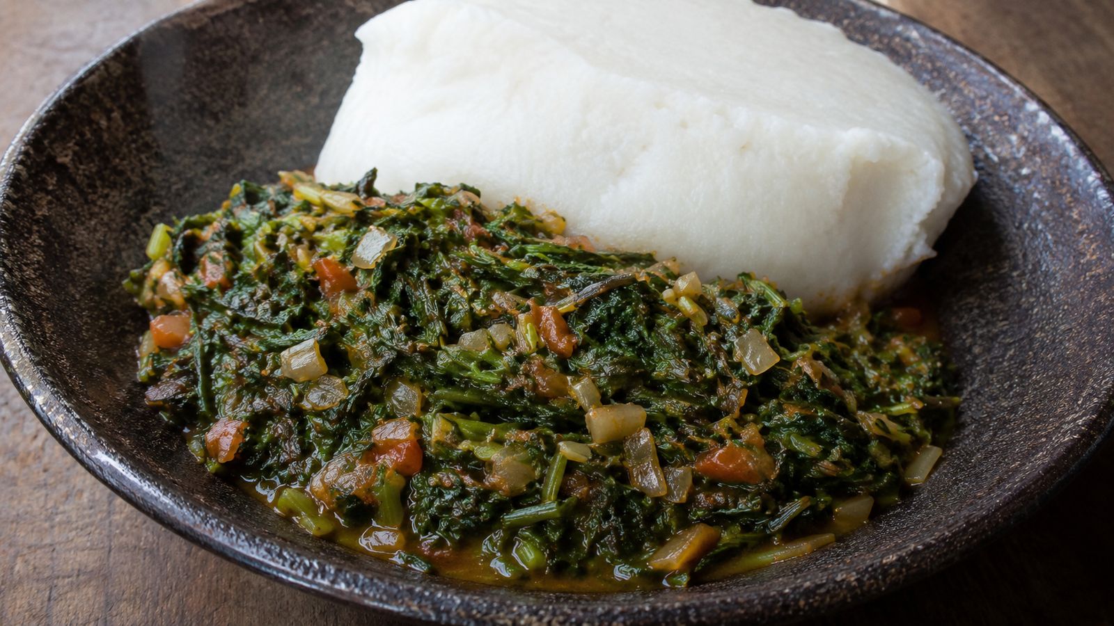 Morogo wa Setswana (épinards sauvages de la brousse Tswana)