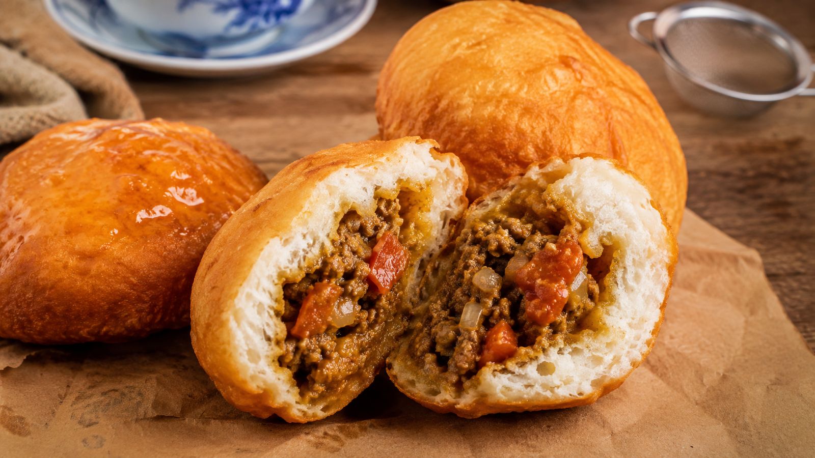 Vetkoek / Magwinya (beignet fat-cake d'Afrique australe)