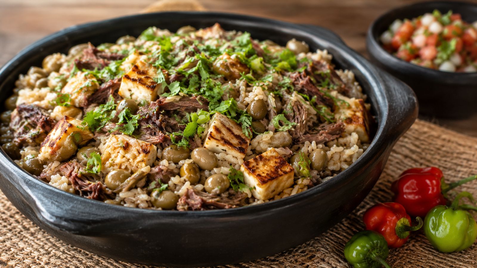 Carne de Sol com Macaxeira