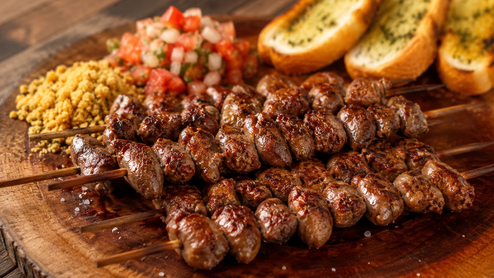 Coração de Frango (Coraçãozinho de Galinha) no Espeto