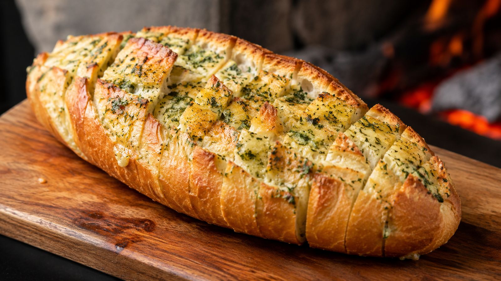 Pão de Alho na Brasa