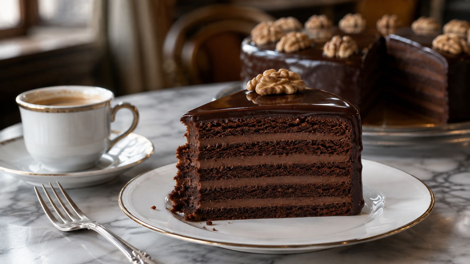 Garash (gâteau aux noix et chocolat de Sofia)