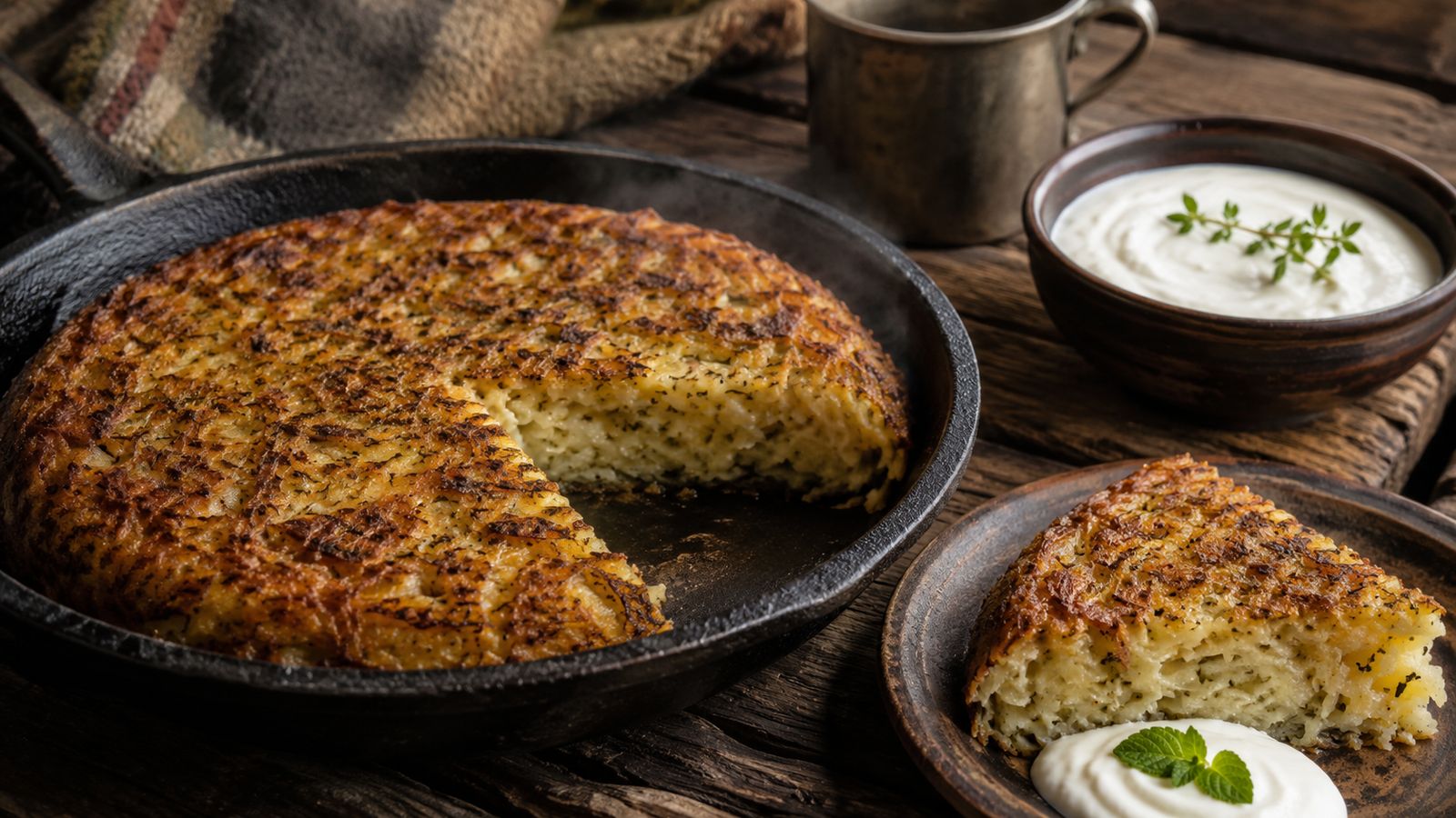 Patatnik (galette de pommes de terre des Rhodopes)