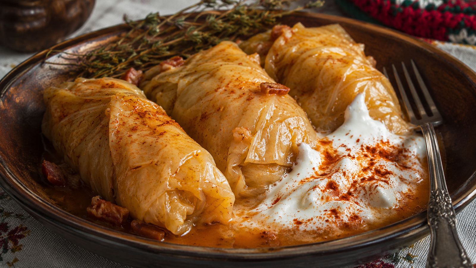 Sarmi (feuilles de chou farcies de Noël)