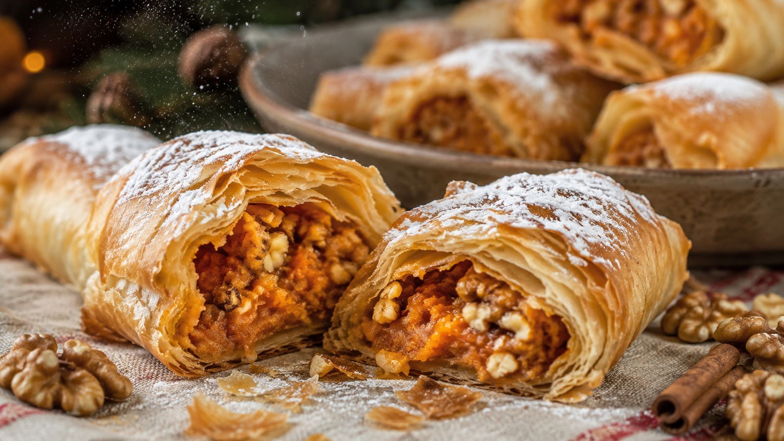 Tikvenik (strudel à la citrouille de Noël bulgare)