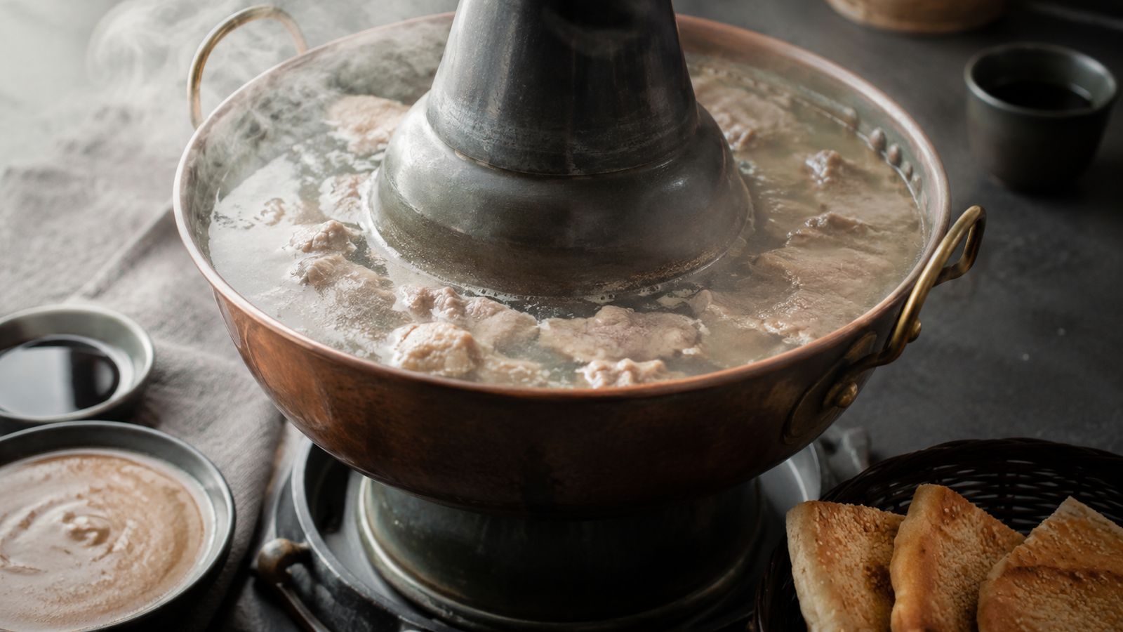 Mongolian Hot Pot Shuan Yang Rou (涮羊肉)