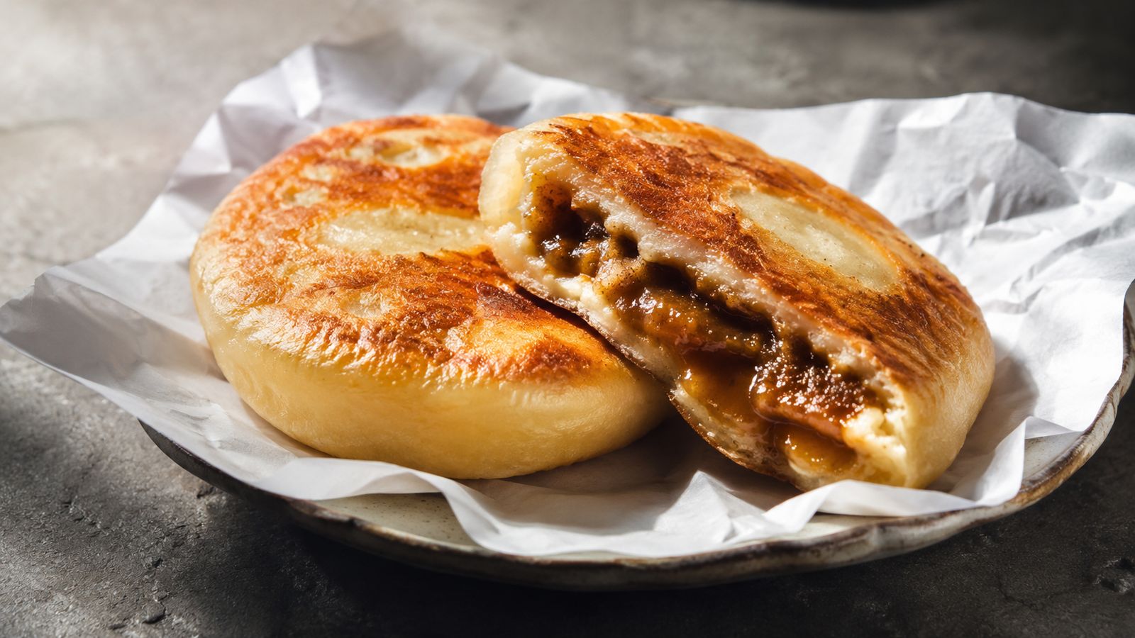 Hotteok (호떡 - galette farcie sucree-salee)