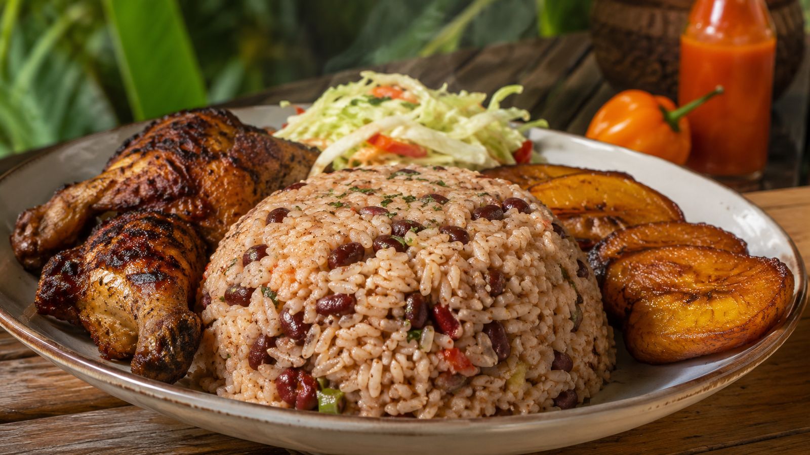 Rice and Beans Caribeño