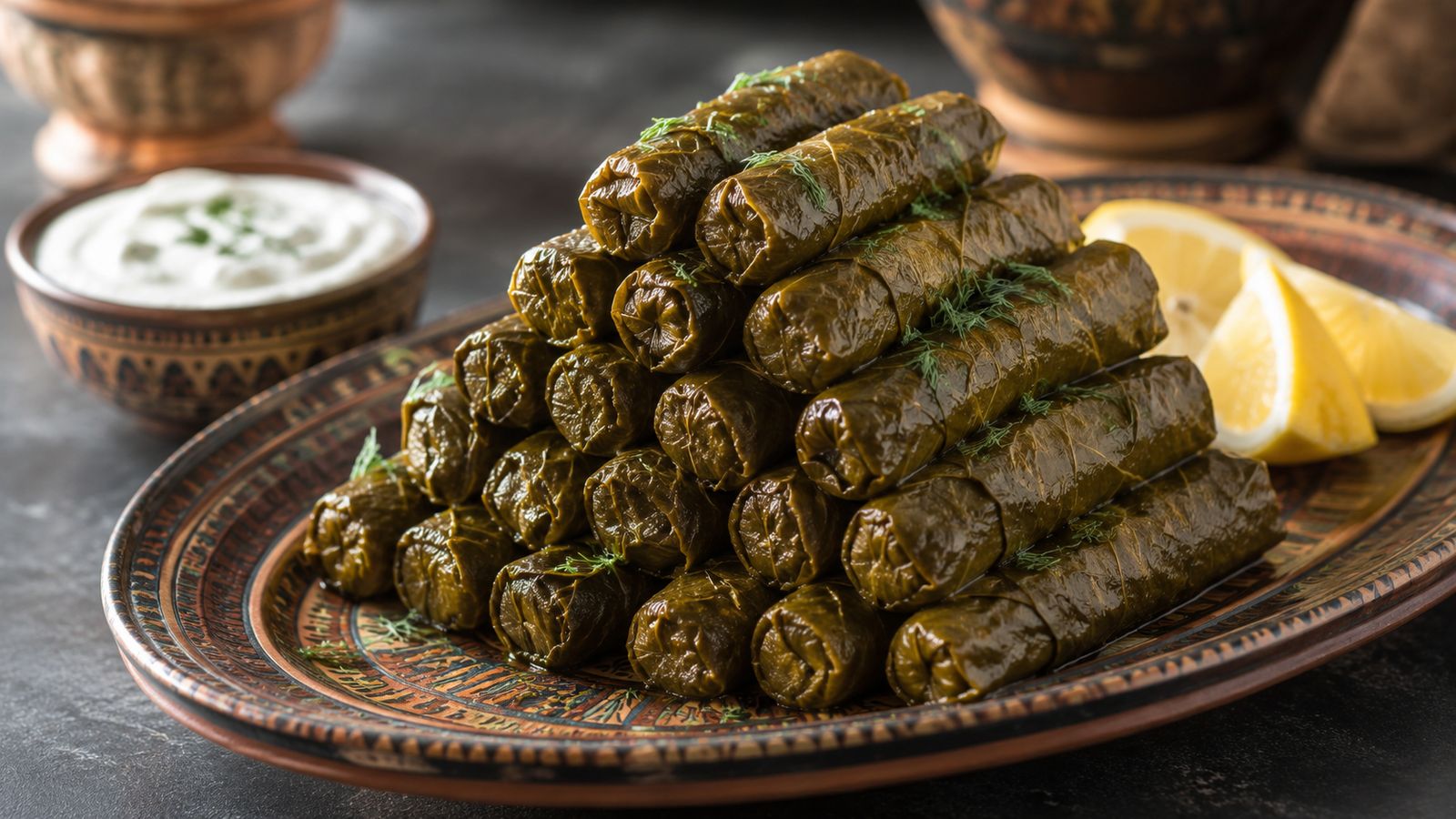 Mahshi Warak Enab (محشي ورق عنب)