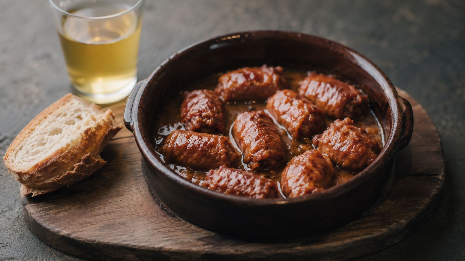 Chorizo a la sidra