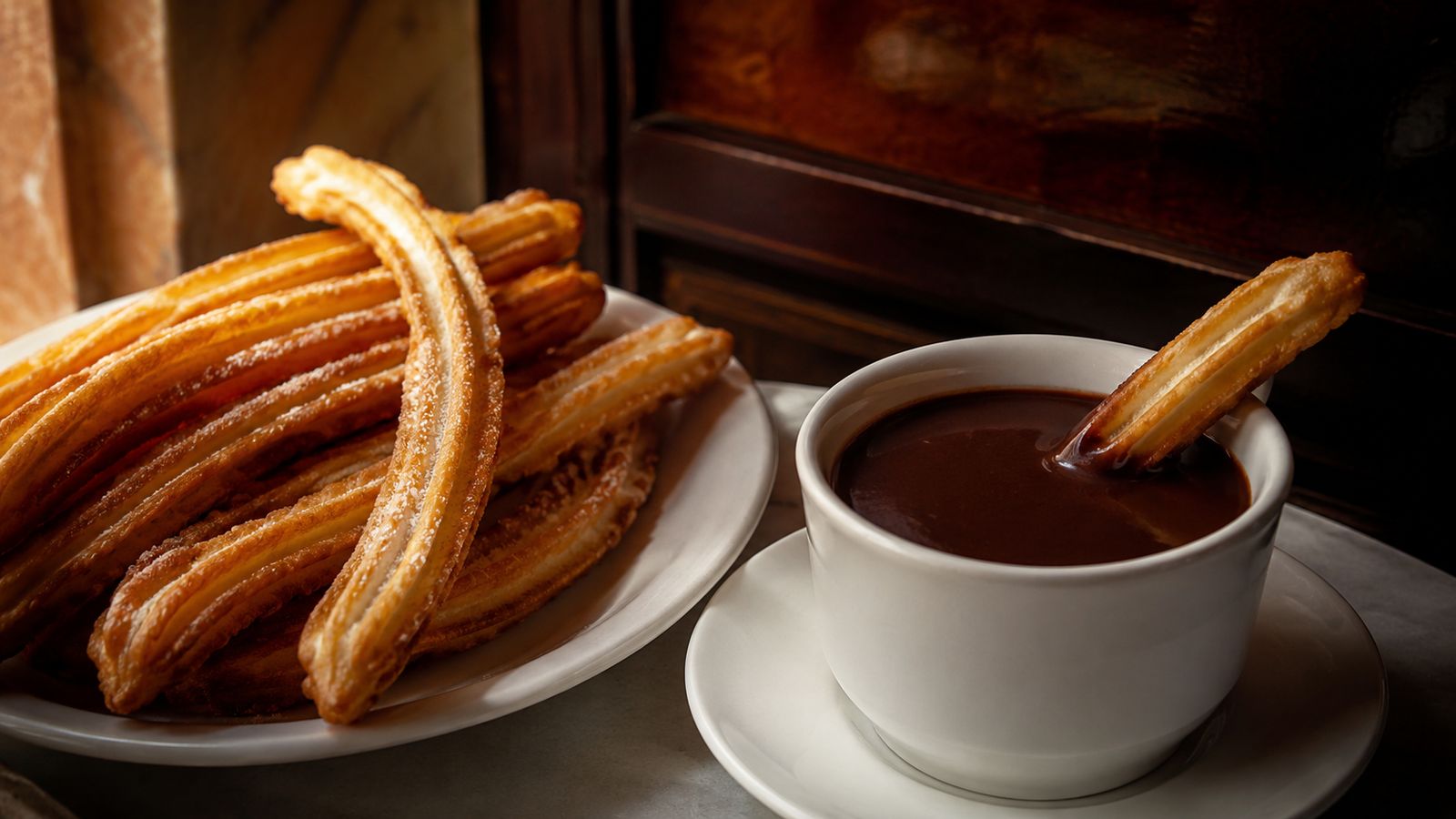 Churros con chocolate