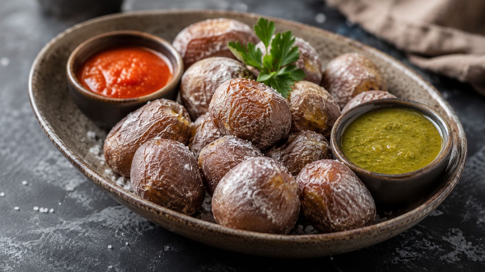 Papas arrugadas con mojo