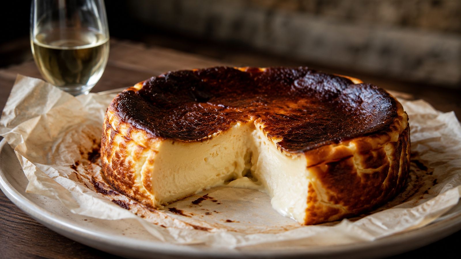 Tarta de queso La Viña
