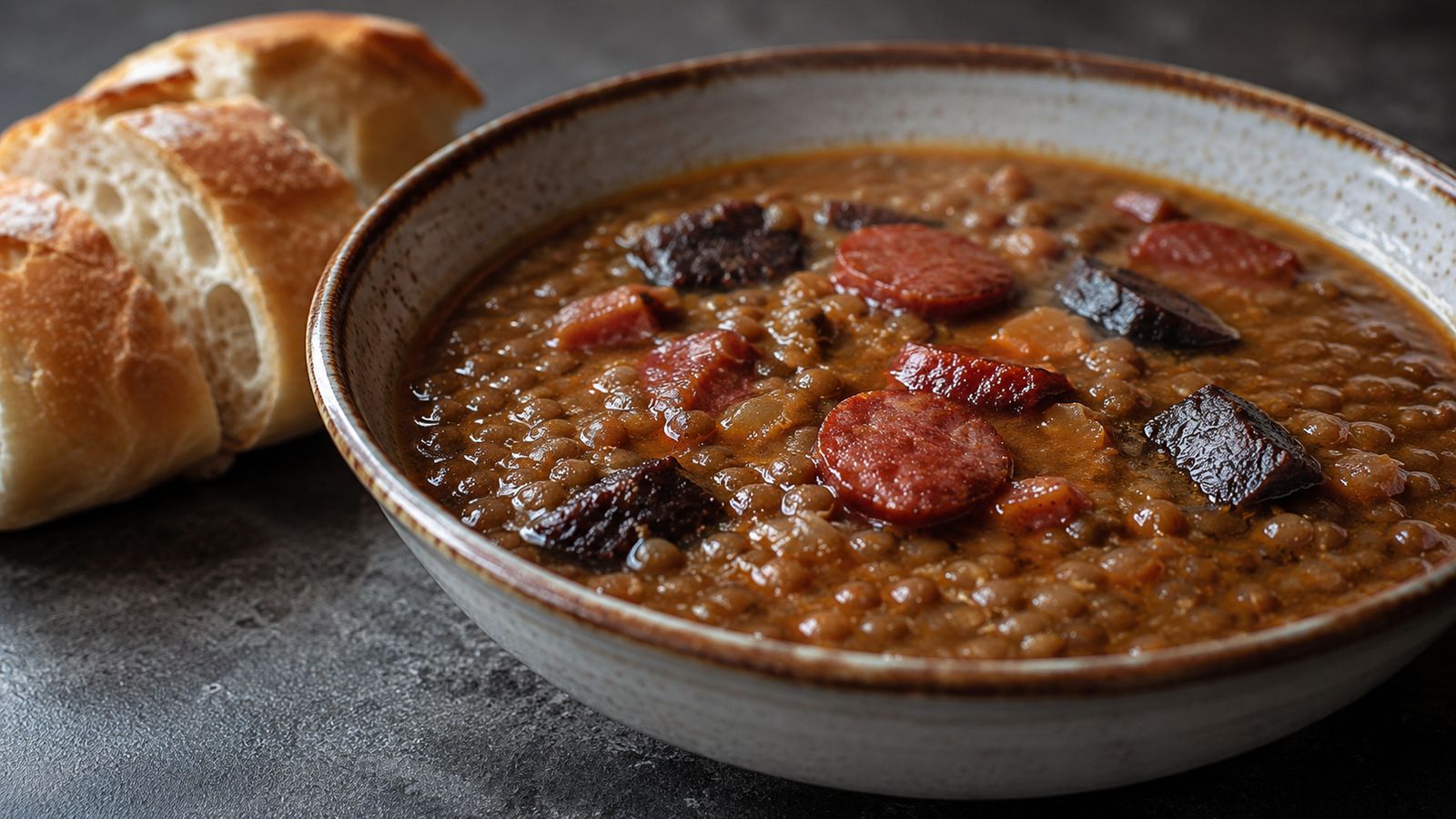 Sopa de Lentejas con Chorizo