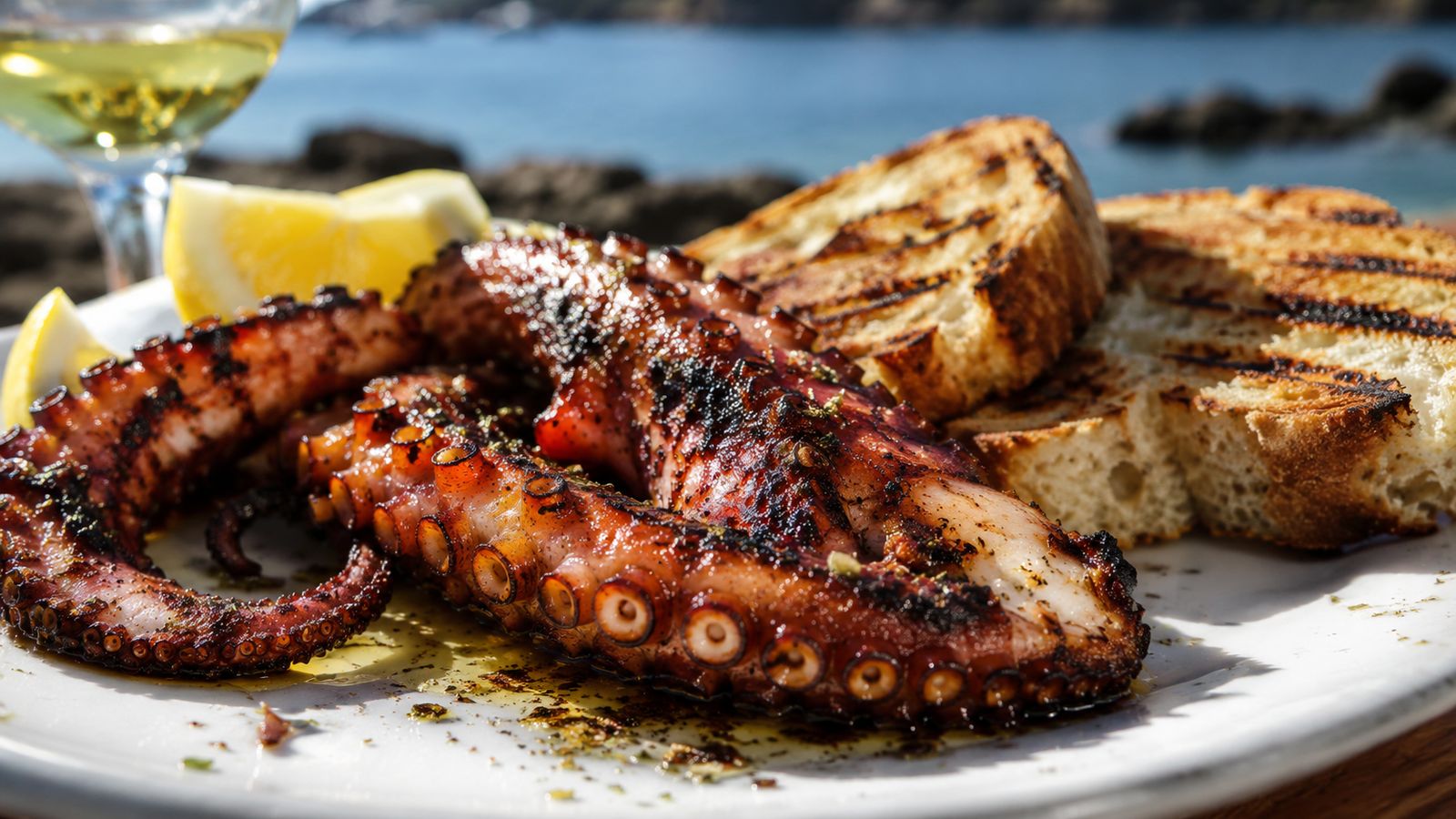 Htapodi sta karvouna (χταπόδι στα κάρβουνα)