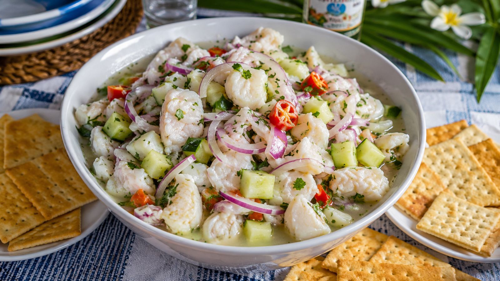 Lambi Souse (lambi mariné citron-piment grenadin)