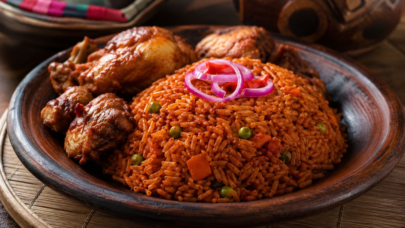 Arroz de Jollof guineense (Arrus jollof)
