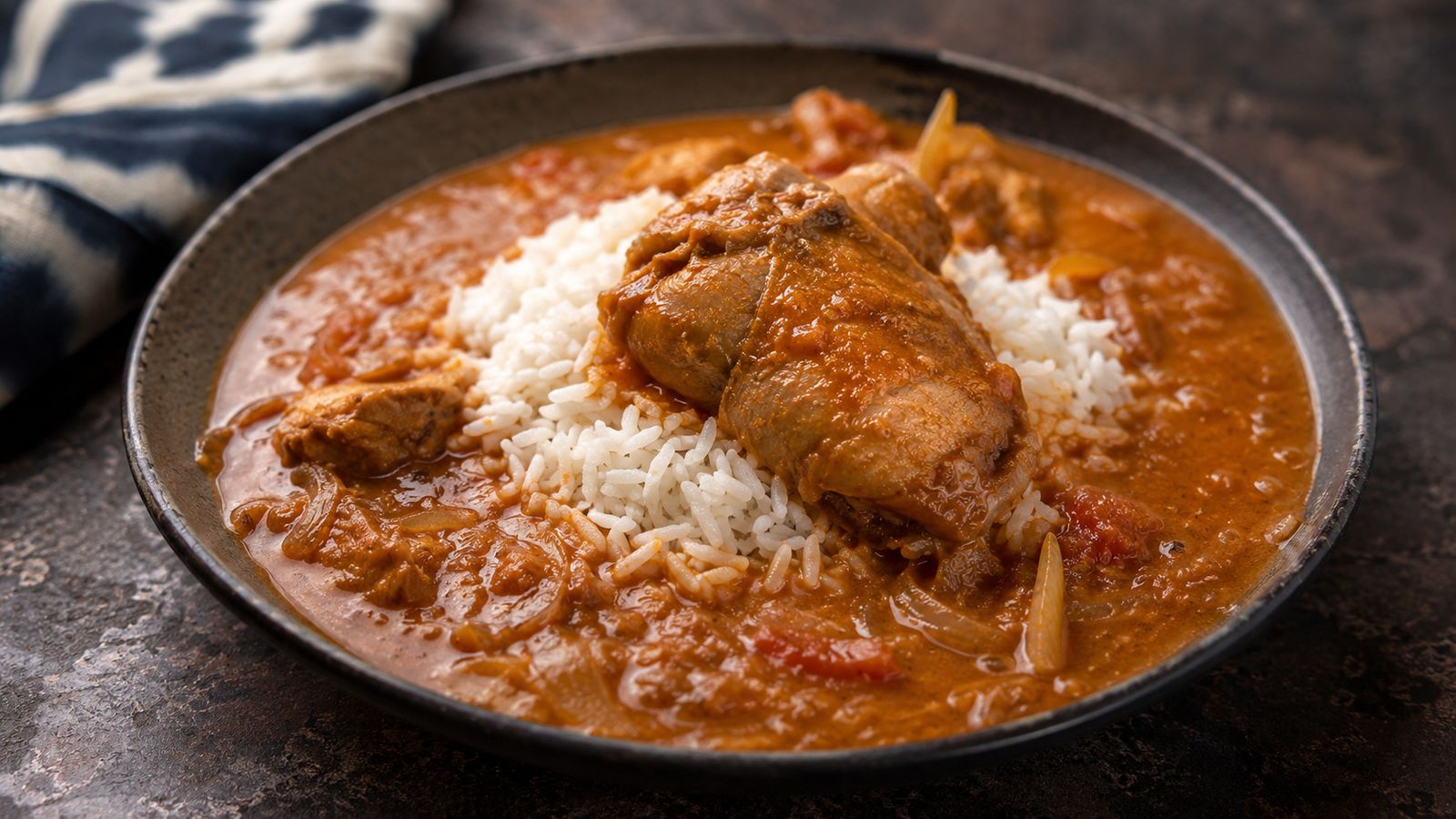 Caldo de Mancarra (poulet à la pâte d'arachide bissau-guinéen — plat national)