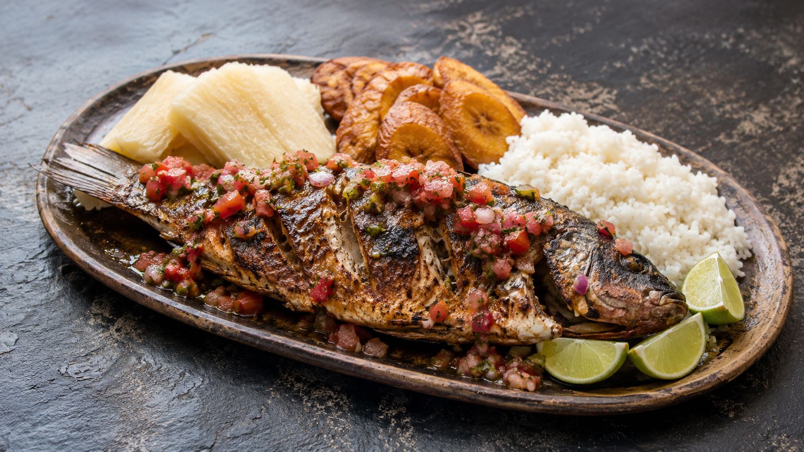 Pescado a la Plancha con Salsa