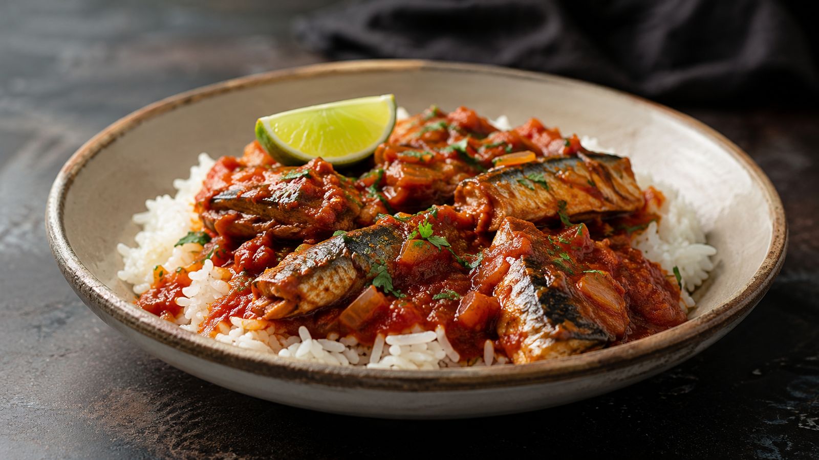 Konkoé Fumé en sauce tomate
