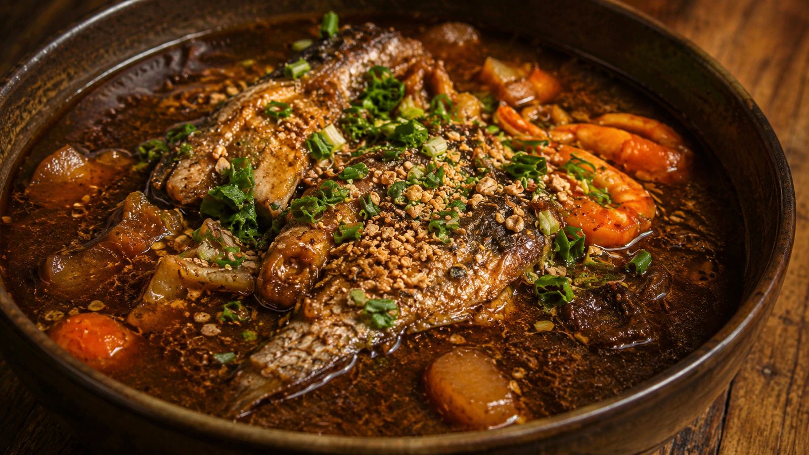 Pinda soupou saramaka (soupe à l''arachides saramaka)