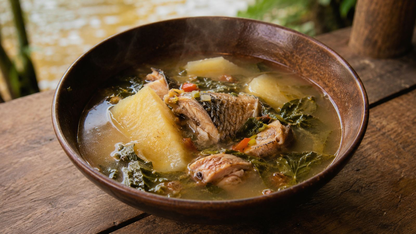 Tekoe watra (bouillon de brousse aluku)