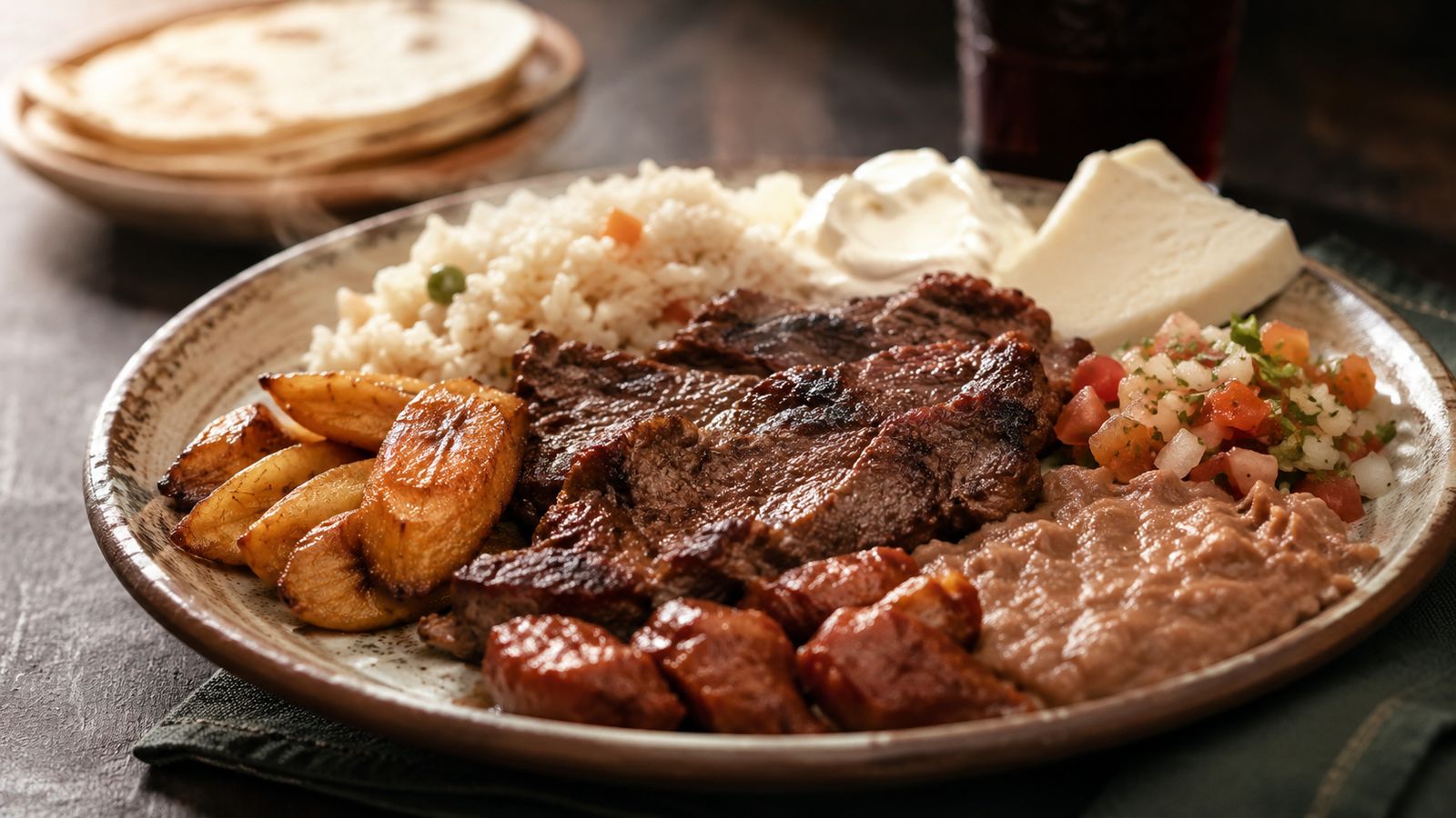 Plato Típico hondureño
