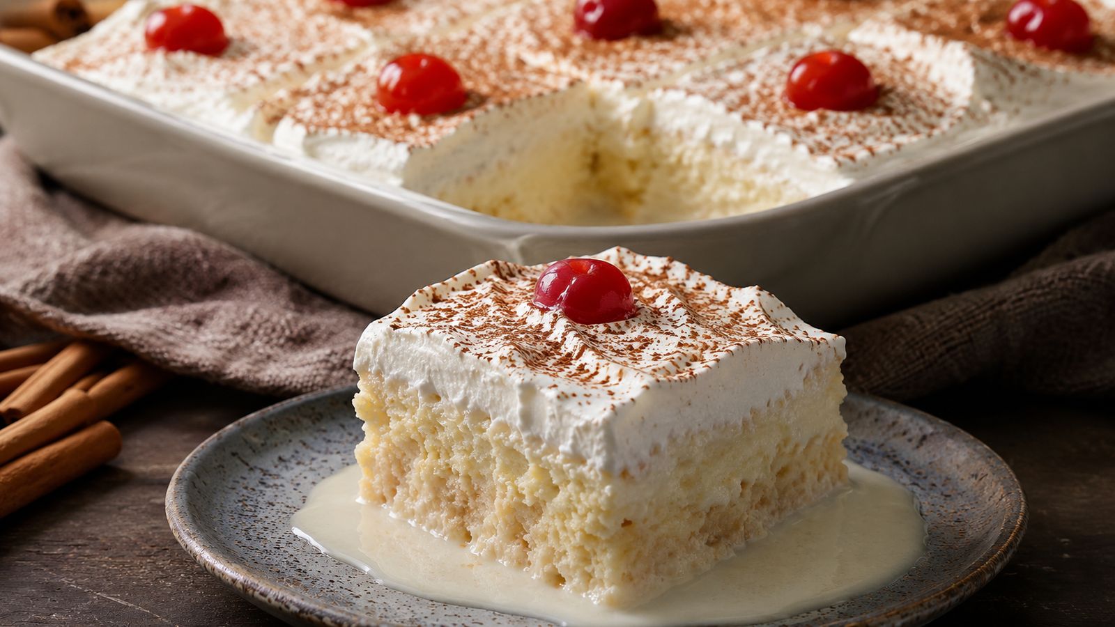 Pastel de Tres Leches hondureño
