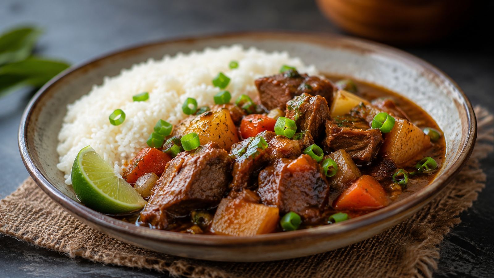 Stewed Goat (Crucian Goat Stew)