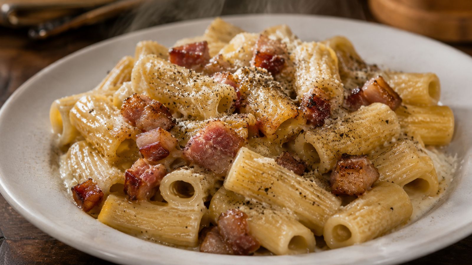 Pasta alla Gricia (Rigatoni)