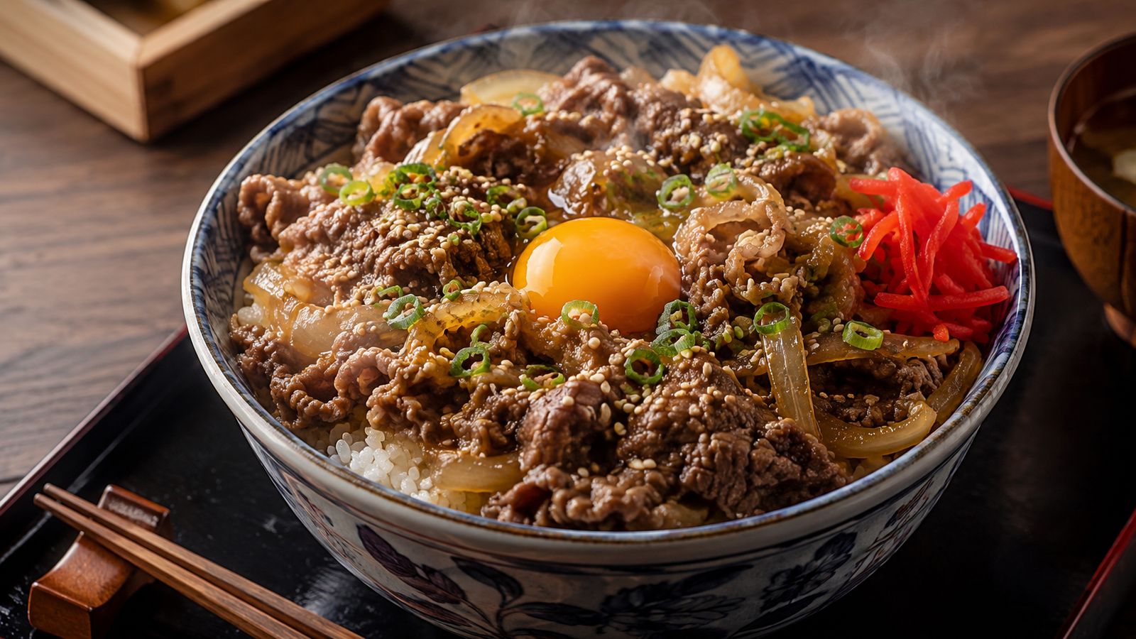 Gyudon (牛丼 - bol de boeuf sur riz)