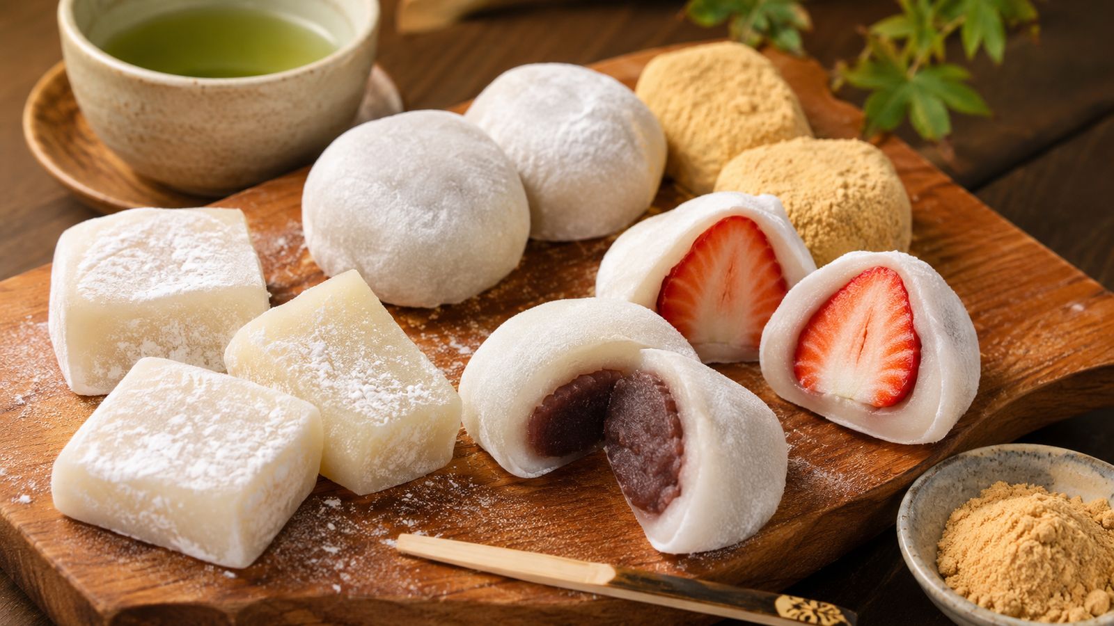 Mochi (餅 - pate de riz gluant)