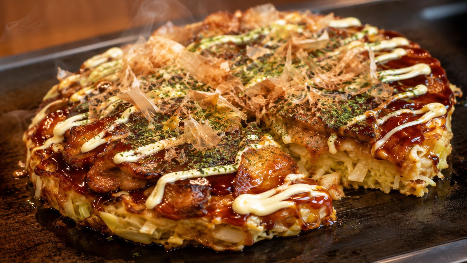 Okonomiyaki d'Osaka